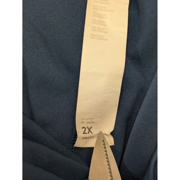 Fabletics Anywhere Motion365+ Blue High-Waisted Utility Legging sz 2X - Picture 11 of 11